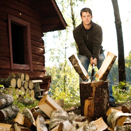 Колотые дрова.