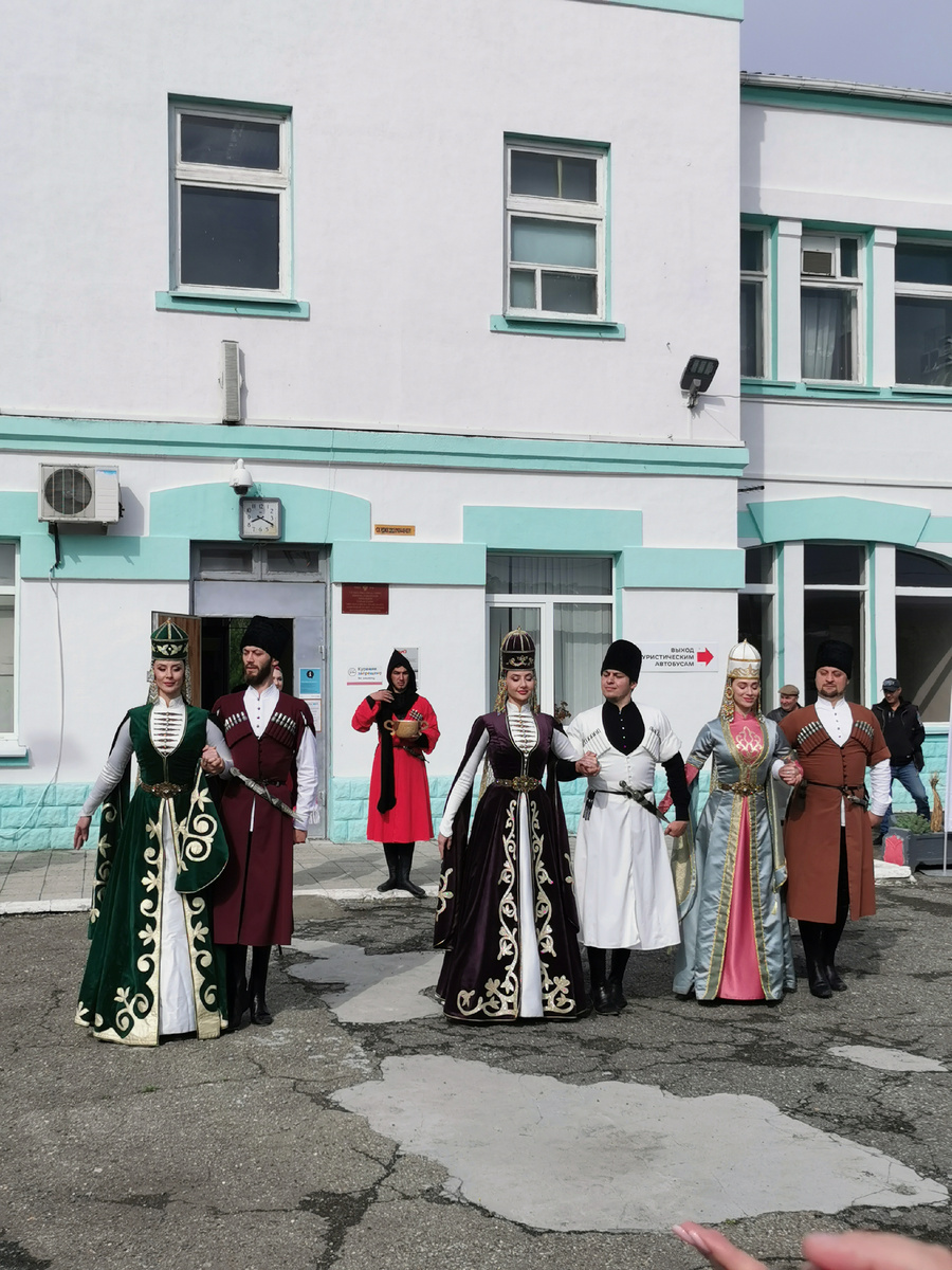 Встреча на вокзале Черкесска