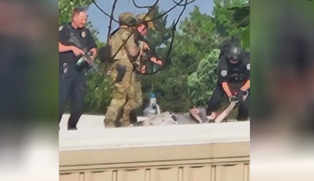 Момент штурма позиций стрелка