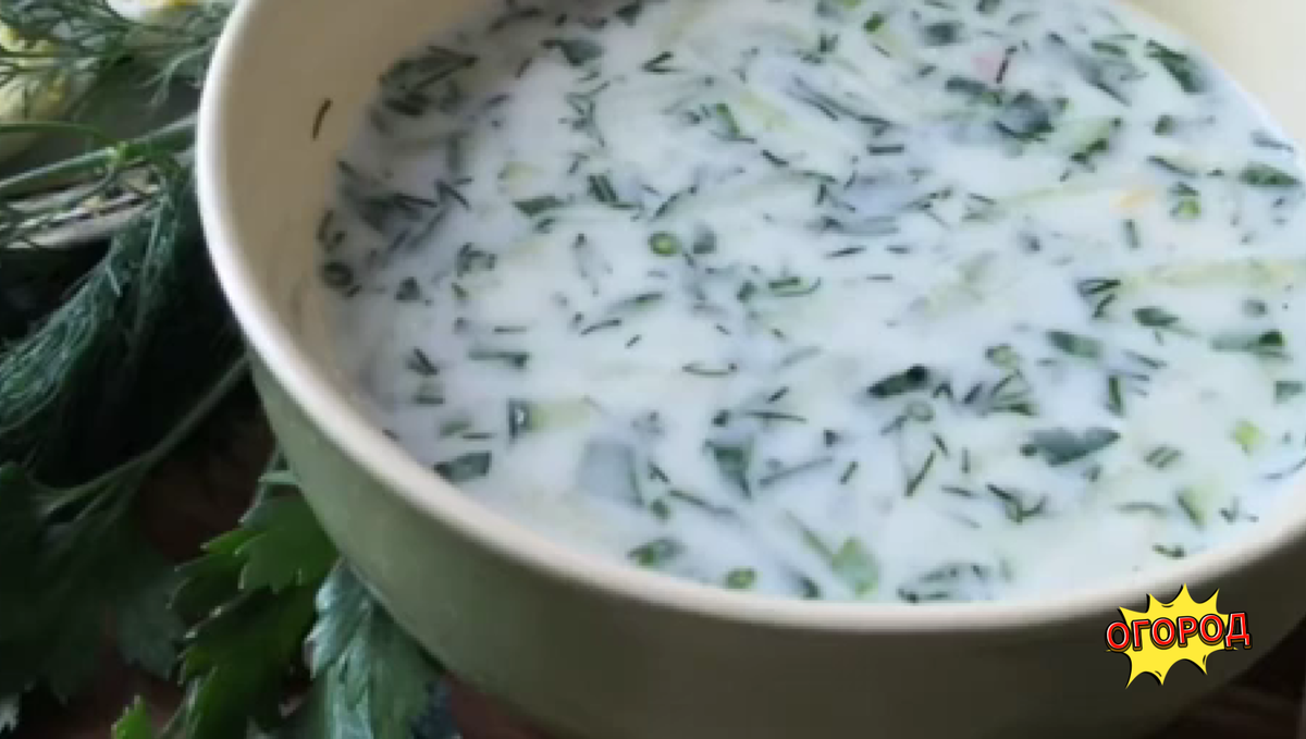 окрошка на кефире