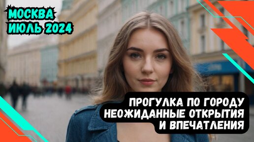 Москва Июль 2024: Прогулка по Городу — Неожиданные Открытия и Впечатления