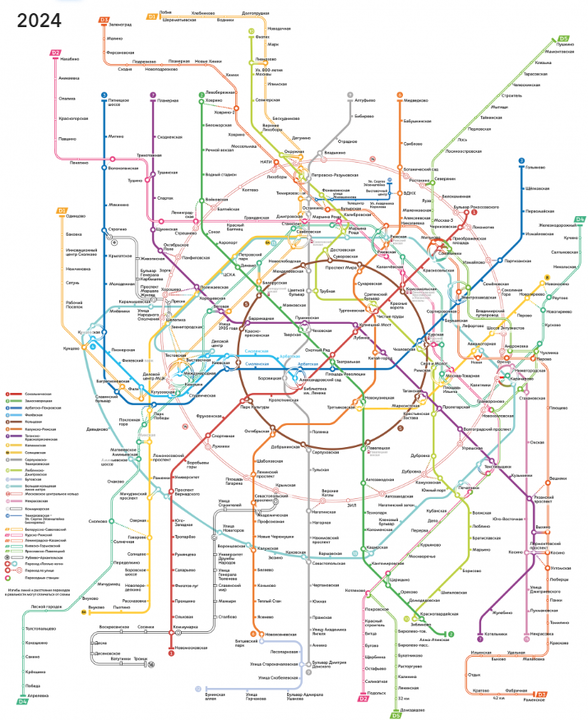 Карта московского метро