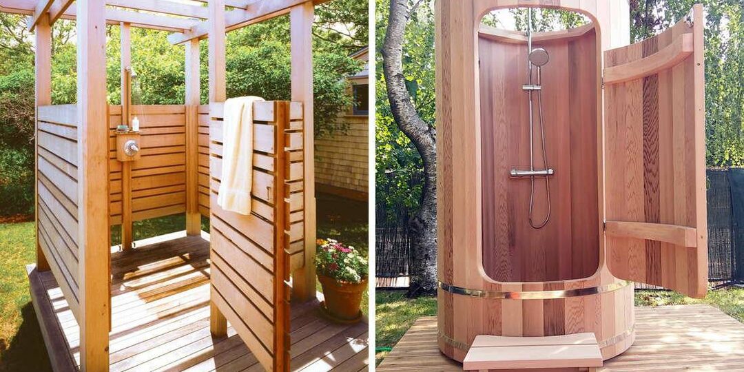 Строим душ на даче: три быстрых и бюджетных способа