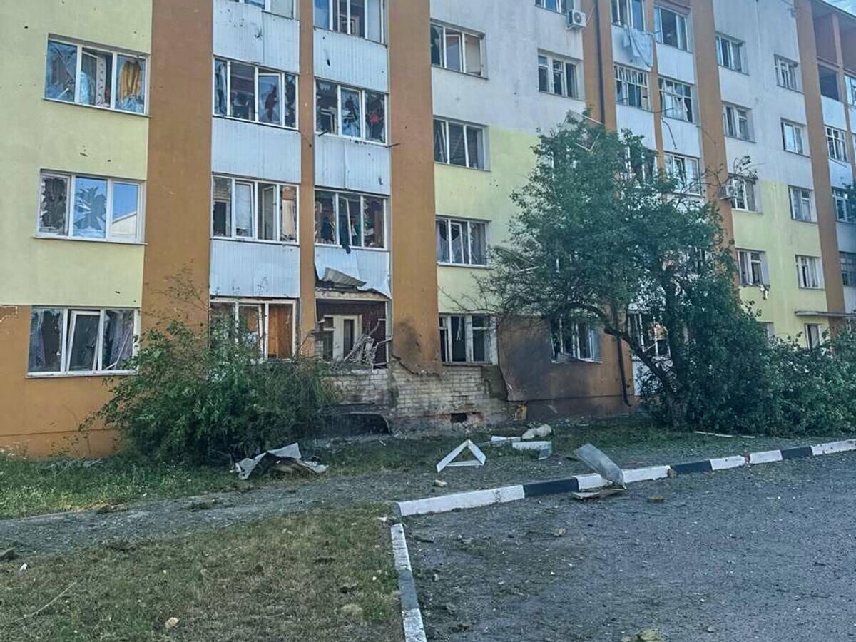    Последствия обстрела Шебекино со стороны ВСУ© Фото : пресс-служба губернатора Белгородской области