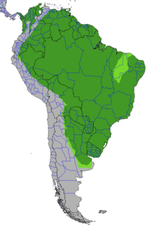 Ареал капибары