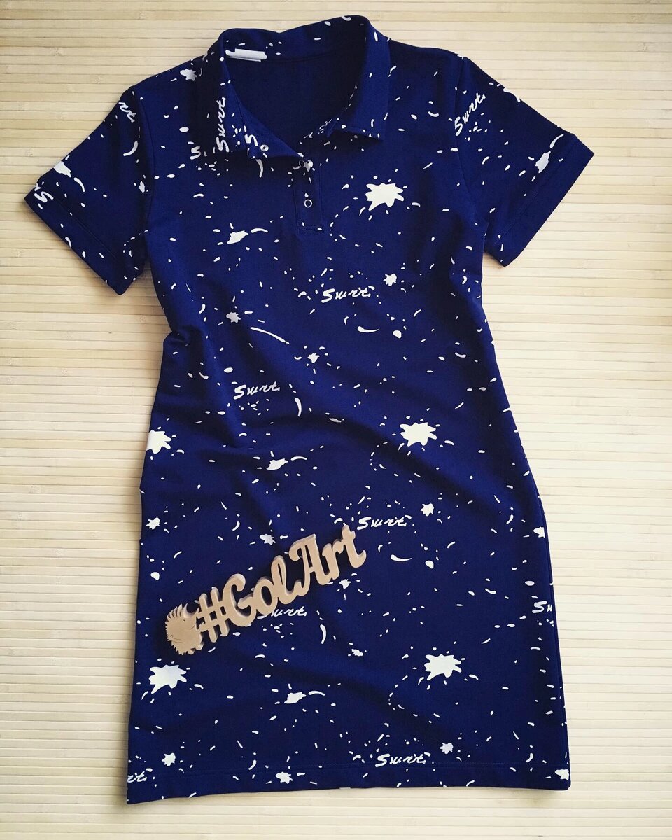 Платье из футера