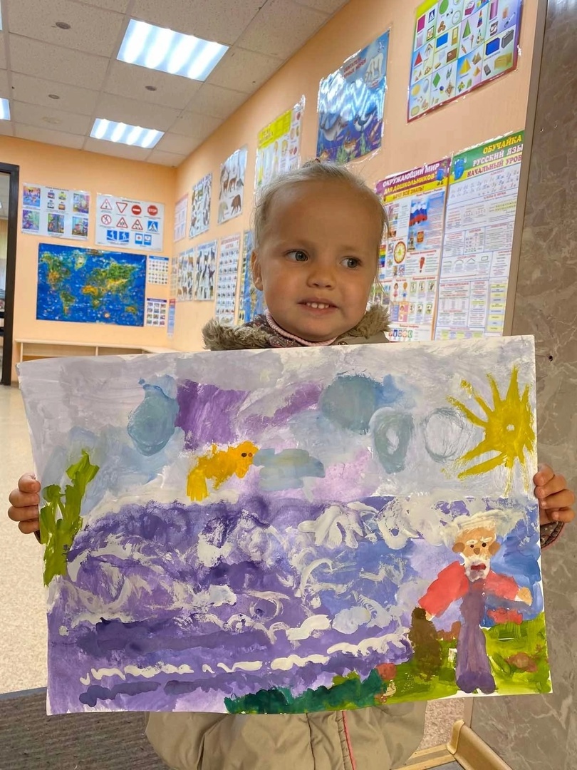 Истомина Кира. 3 года. "У самого синего моря".

