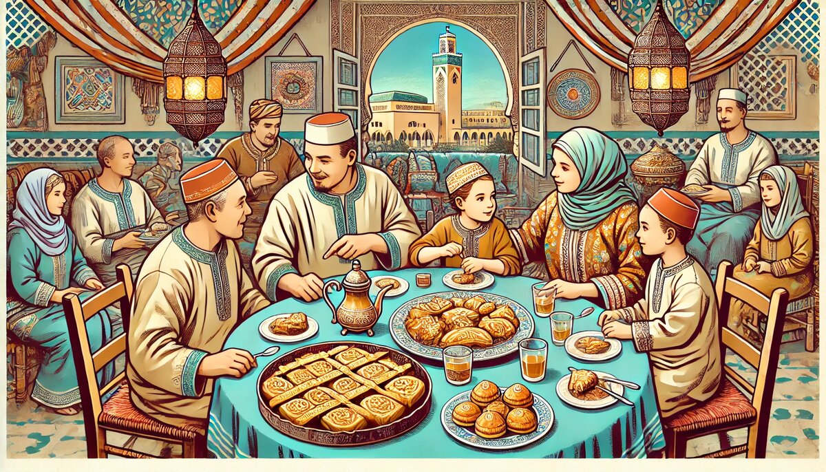 Традиции, связанные с бриуат (сгенерировано DALL-E)