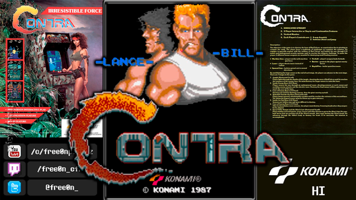 CONTRA (1987) - #АРКАДНЫЕ АВТОМАТЫ | ПРОХОЖДЕНИЕ Ретро-игры