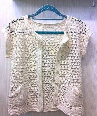 жакет крючком