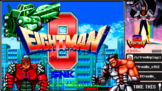 Eight Man (1991) - #АРКАДНЫЕ АВТОМАТЫ #NEOGEO | ПРОХОЖДЕНИЕ Ретро игры