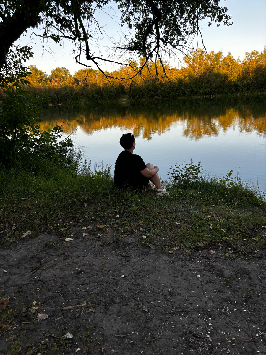 Где-то в лесу на берегу