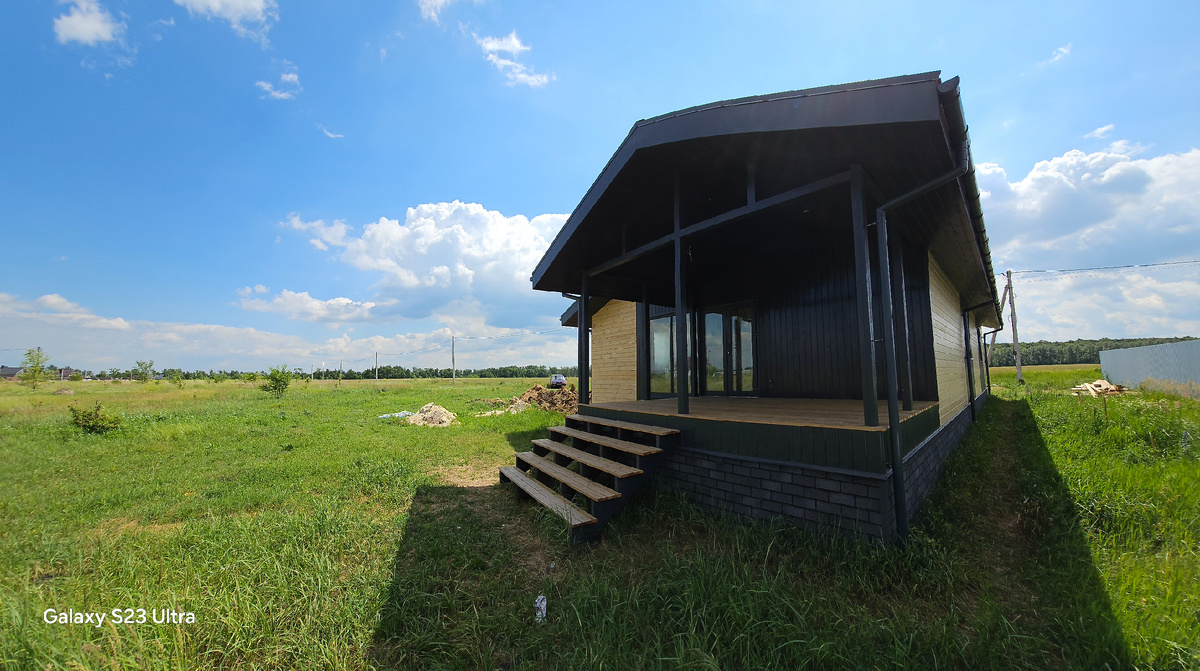 Один из завершенных проектов каркасного дома Мастер-дом36 в 2024 году