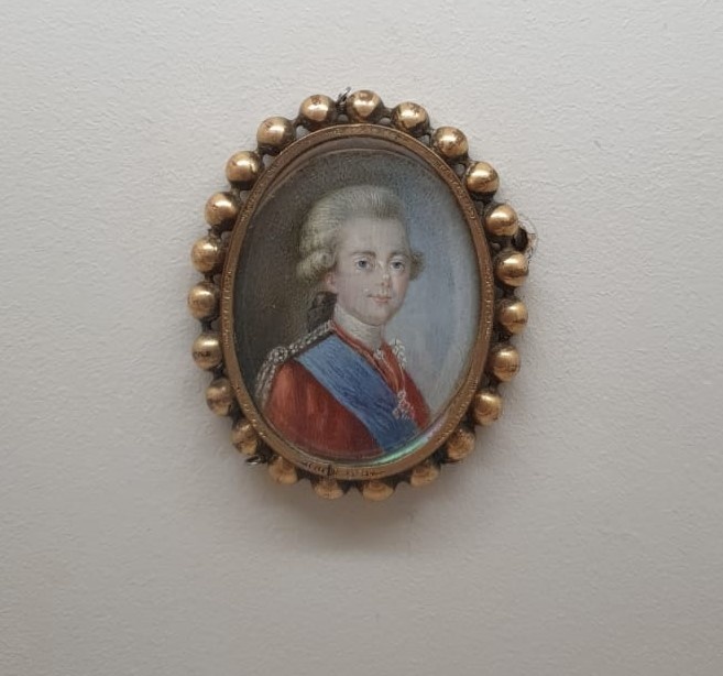 Неизвестный художник Портрет великого князя Павла Петровича. 1770-е гг. кость, акварель