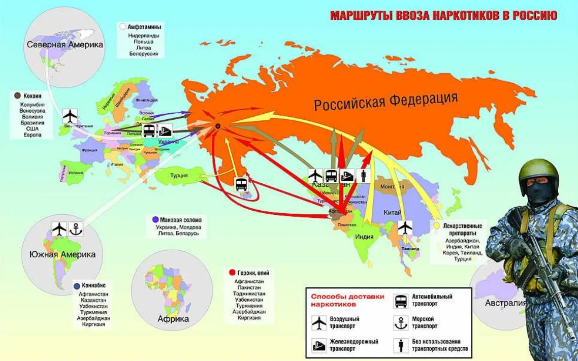 Наркотрафик в России и странах СНГ | Комаров | Дзен