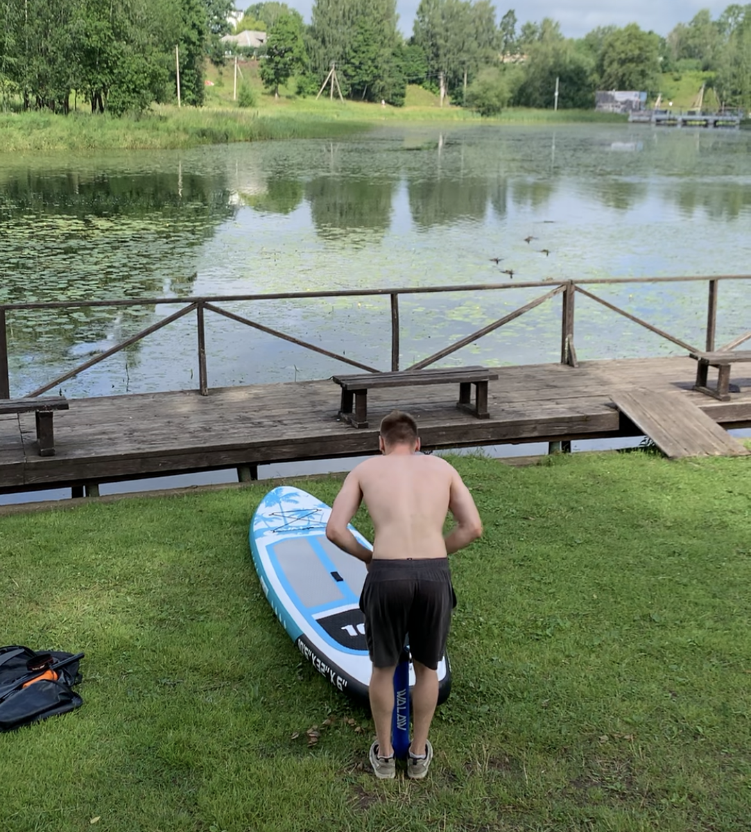 Место старта нашего заплыва