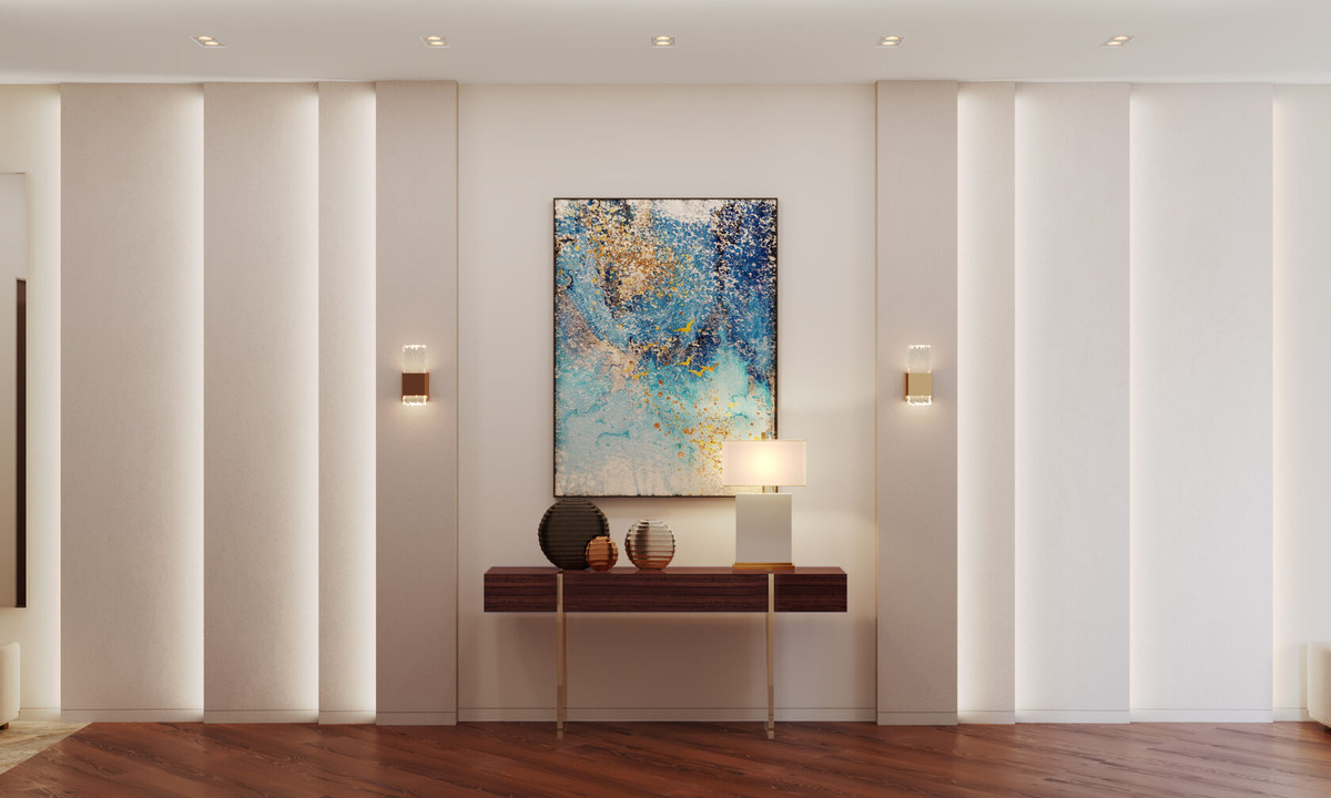 Холл, вид на консоль