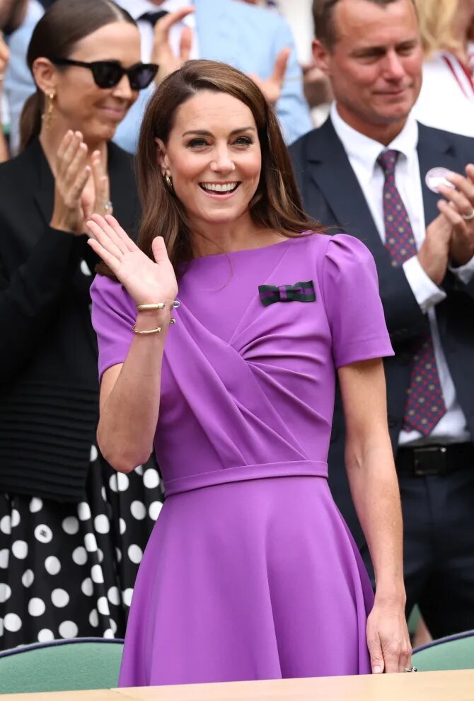 Кэтрин на Уимблдоне. Источник фото: thesun.co.uk