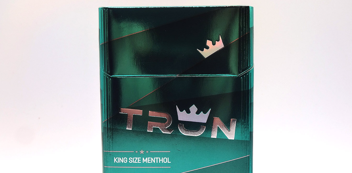 Сигареты Tron Menthol. Фото: © канал "Уголок Курильщика"