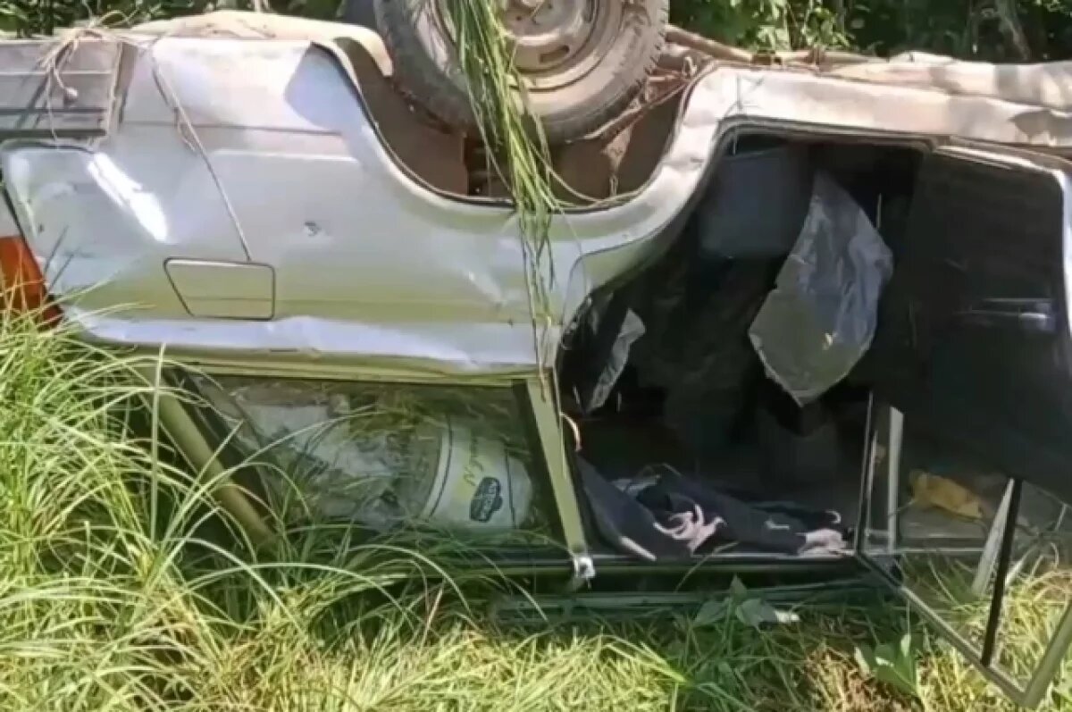    На трассе в Пермском крае мужчина погиб в разбившемся всмятку автомобиле