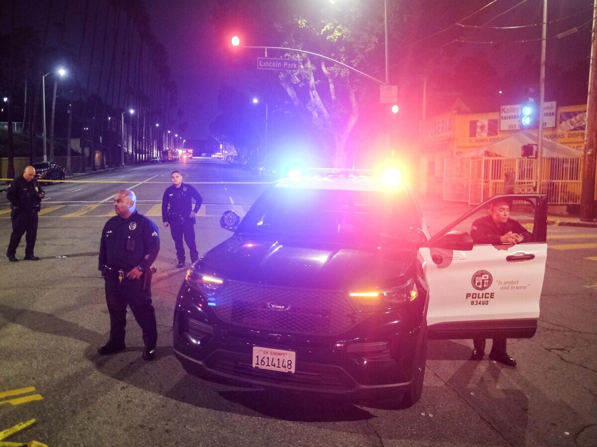    Полиция в Лос-Анджелесе© AP Photo / Ringo H.W. Chiu