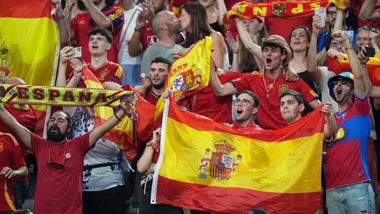    Фанаты сборной Испании на Евро-2024. Global Look Press