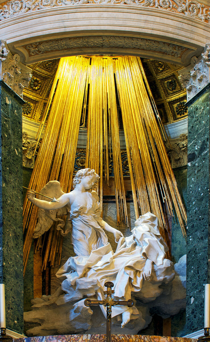 Экстаз святой Терезы, Капелла Корнаро церкви Санта-Мария-делла-Виттория, Рим.