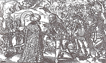 Русский Государь принимает европейского посла. Взято в открытом доступе