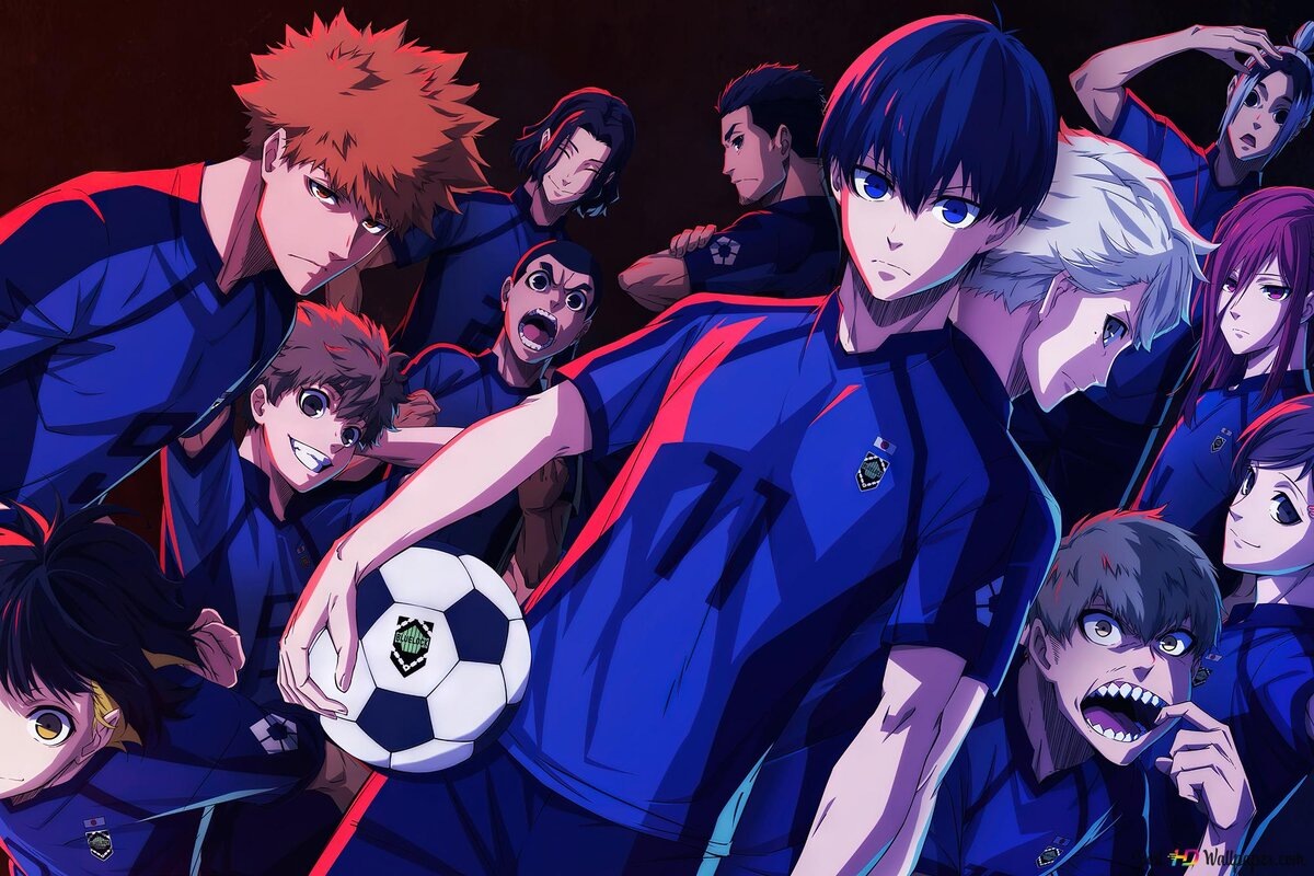 Краткое описание: Чтобы выиграть Чемпионат мира, японская футбольная ассоциация решает нанять загадочного и эксцентричного тренера Джинпачи Эго. Тот в уверенности, что в Японии нет хороших нападающих, создает Блю Лок — тюрьму, где 300 юных талантливых футболистов соревнуются друг с другом. Победитель получит право стать нападающим национальной сборной, а проигравшим навсегда запретят играть за сборную. Одним из участников становится Ёичи Исаги, который мечтает стать величайшим нападающим в мире и привести Японию к футбольной славе.