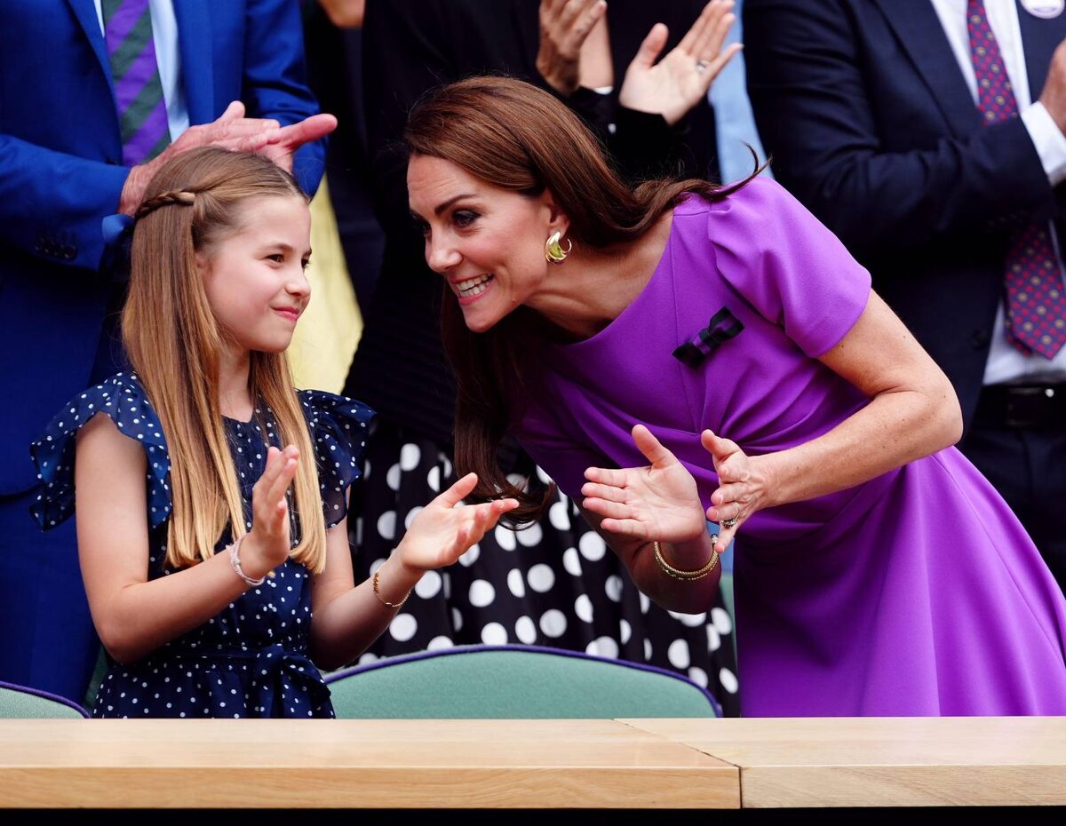    Шарлотта и Кейт Миддлтон на трибуне Уиблдона-2024Legion-Media