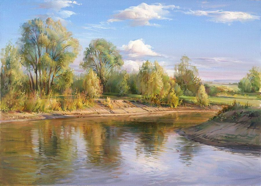 Лето. Худ. Романов Роман