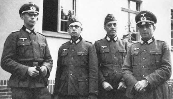 «Зондерфюреры» из числа белоэмигрантов и их потомков, 1941 год. Источник: Р. В. Завадский. Своя чужая война. Дневник русского офицера вермахта 1941–1942 гг. (ред.-сост. О. И. Бэйда)