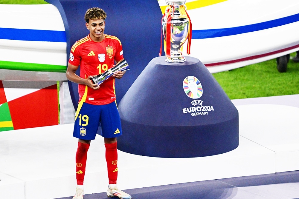    Испанский футболист Ламин Ямаль. / Фото: REUTERS