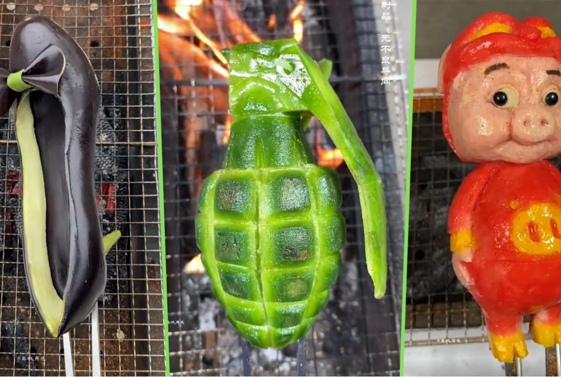 Туфелька ну прямо как живая, граната, кажется, из перца?