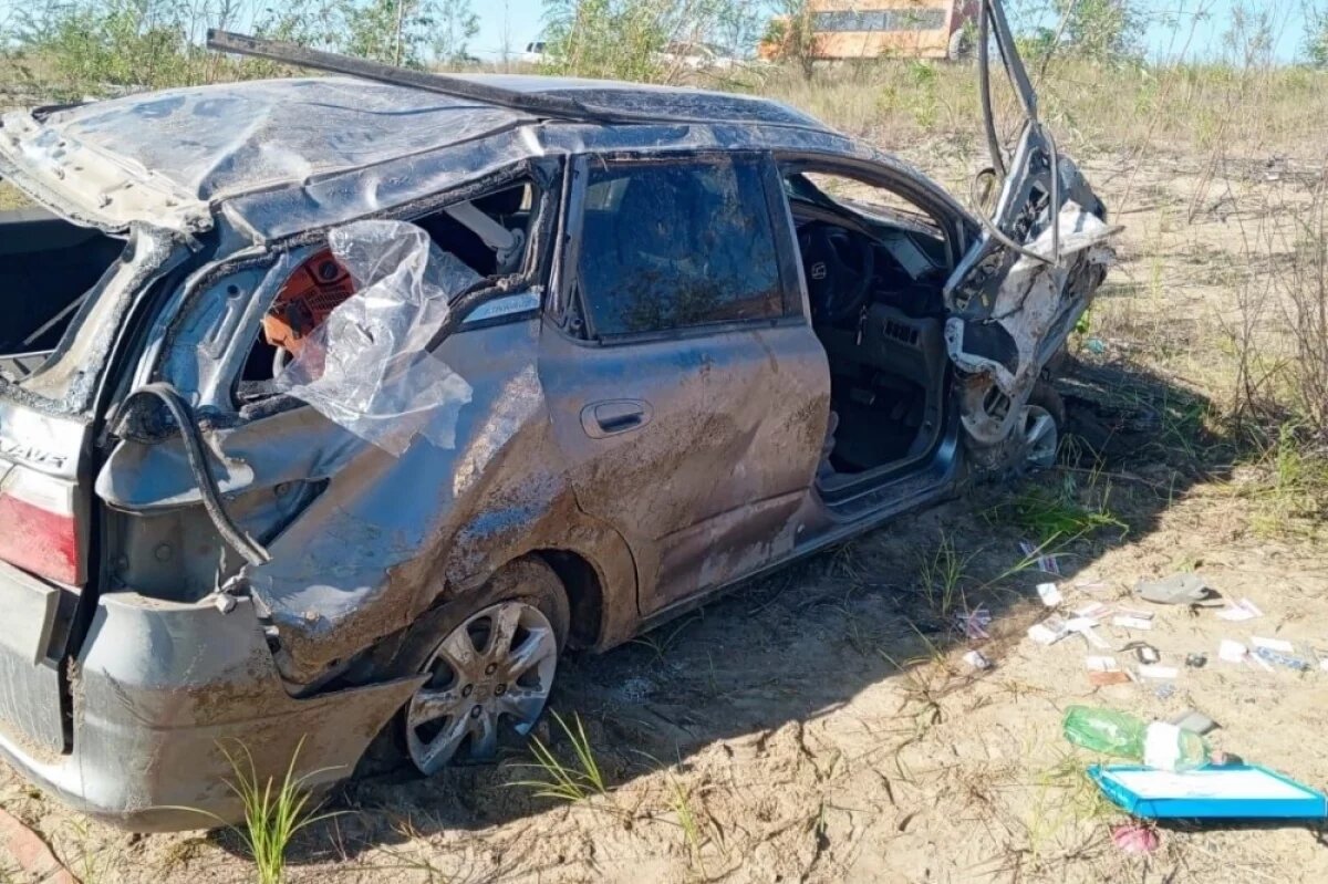   Пьяная женщина опрокинула Honda в Хабаровском крае и пострадала