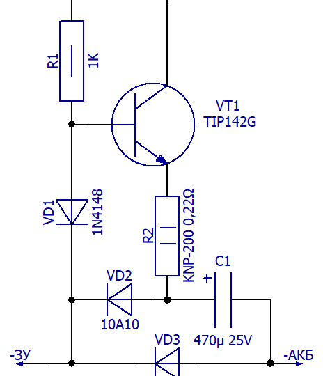 Приставка для десульфатации к ЗУ