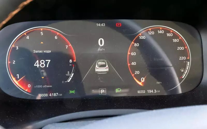    Приборы виртуальные. Информации хватает, но данные слишком мелкие. Хотя нет, не хватает. Где указатель наружной температуры?