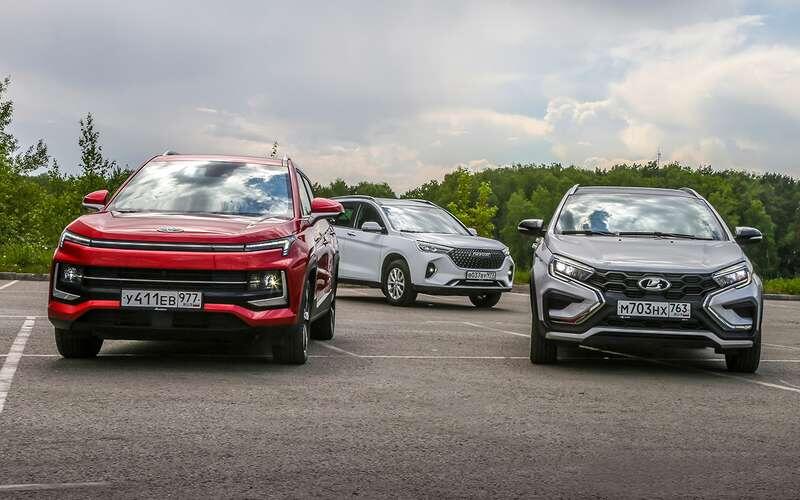    Москвич 3, Лада Веста SW Кросс и Haval M6