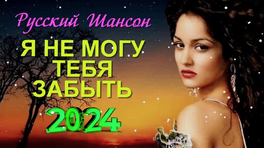 Русский Шансон. Я не могу тебя забыть. 2024.