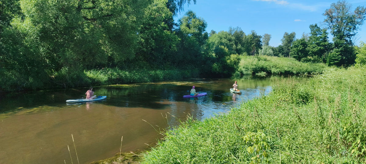 Формат дружеского сплава по реке Истра -это веселье