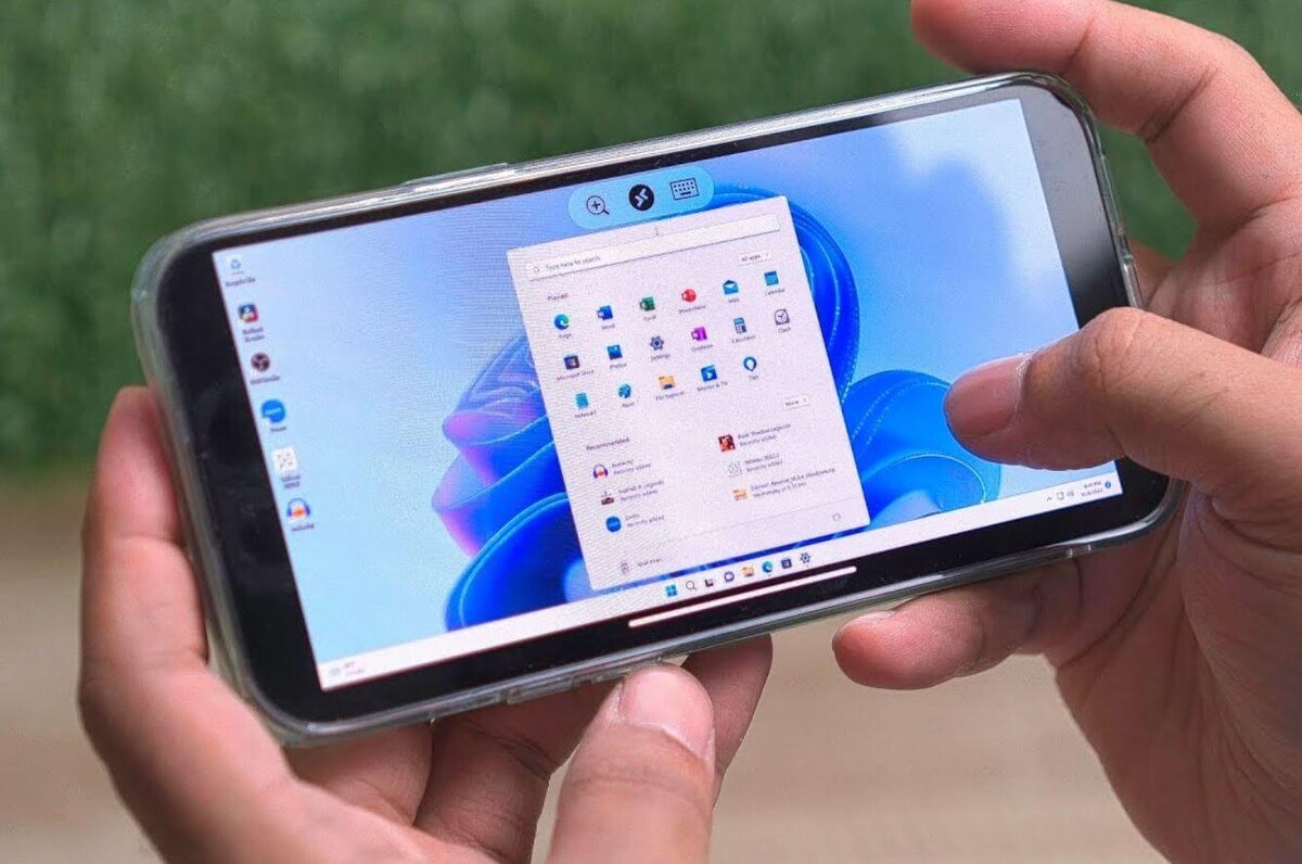    Теперь есть официальный способ установить Windows на iPhone. Фото: YouTube.com