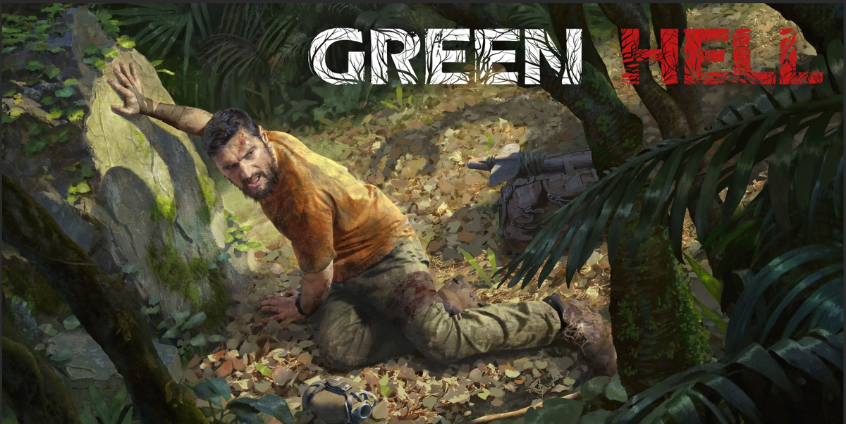 Официальный арт игры "Green Hell" 