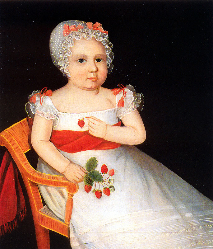 Ammi Phillips (1788-1865) - Клубничная девочка