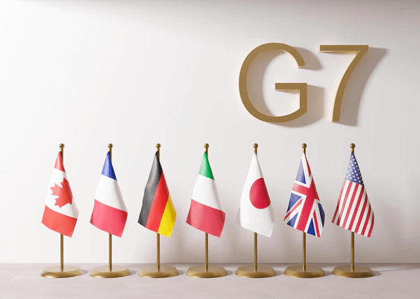 в G7 входят: Канада, Франция, Германия, Италия, Япония, Великобритания и США.