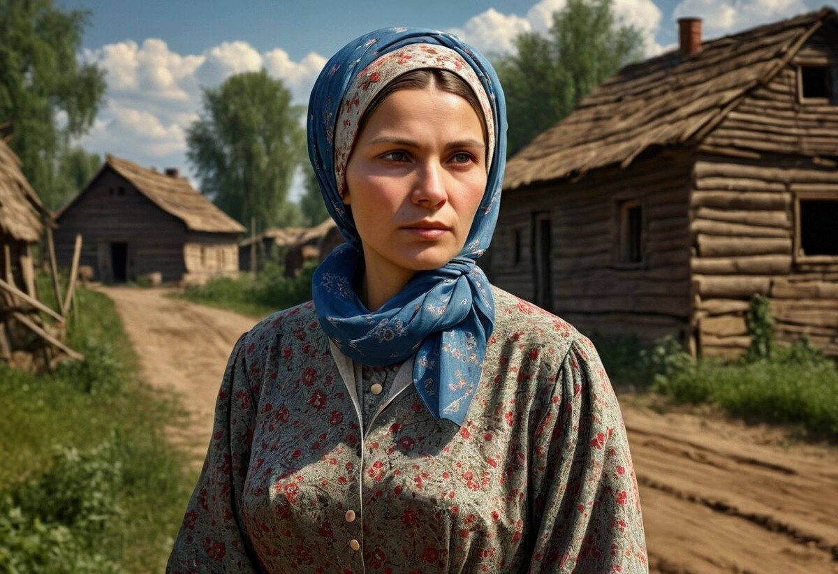 Степанида в родном селе