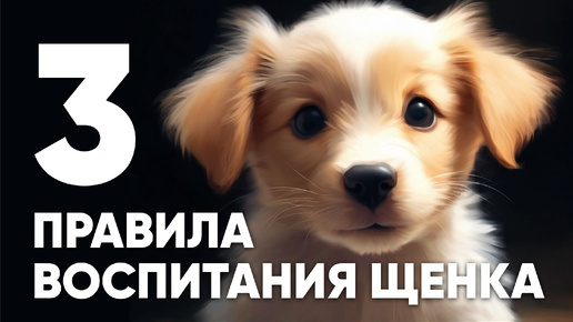 Как воспитать щенка?🐶 С чего начать? 3 ОБЯЗАТЕЛЬНЫХ ПРАВИЛА, которые должен знать КАЖДЫЙ собаковод☝🏻