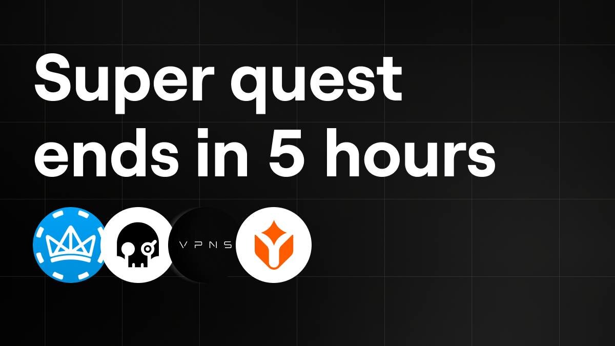 Дружно выполняем Super quest ведь до его окончания 5 часов