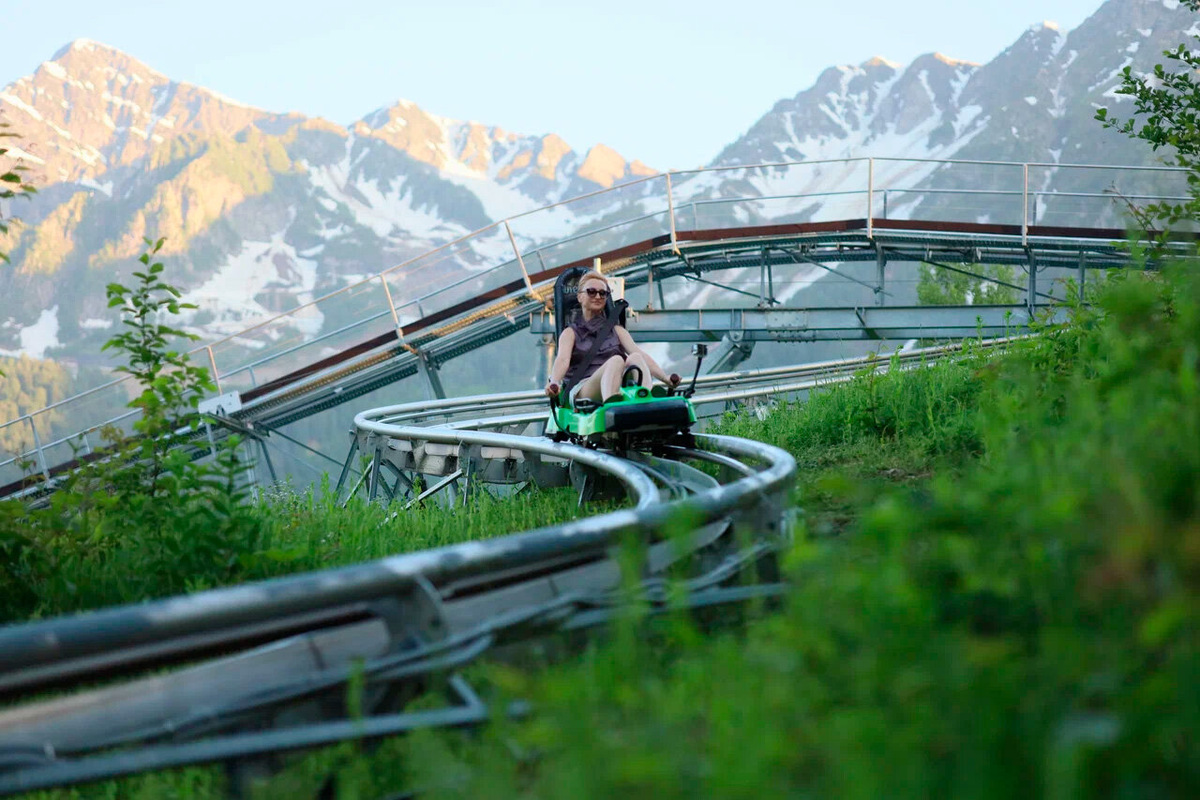 Маршрут состоит из витиеватых линий и трёх виражей. Фото: Oksana A.B. / Яндекс Карты