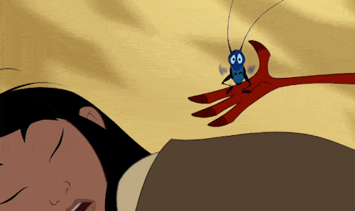 Пример сквозного движения и захлёста (Мулан (1998))