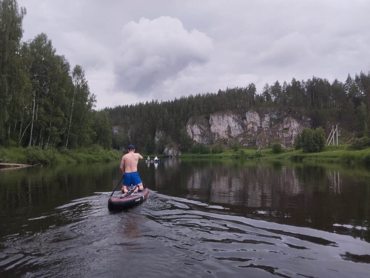 Сплав по реке Чусовая. В тот день проплыли 24 км.